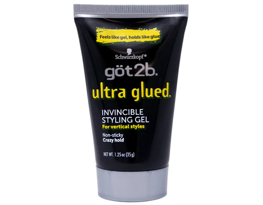 Schwarzkopf Got 2B Ultra Glued Invincible Styling Gel, 1.25 Oz