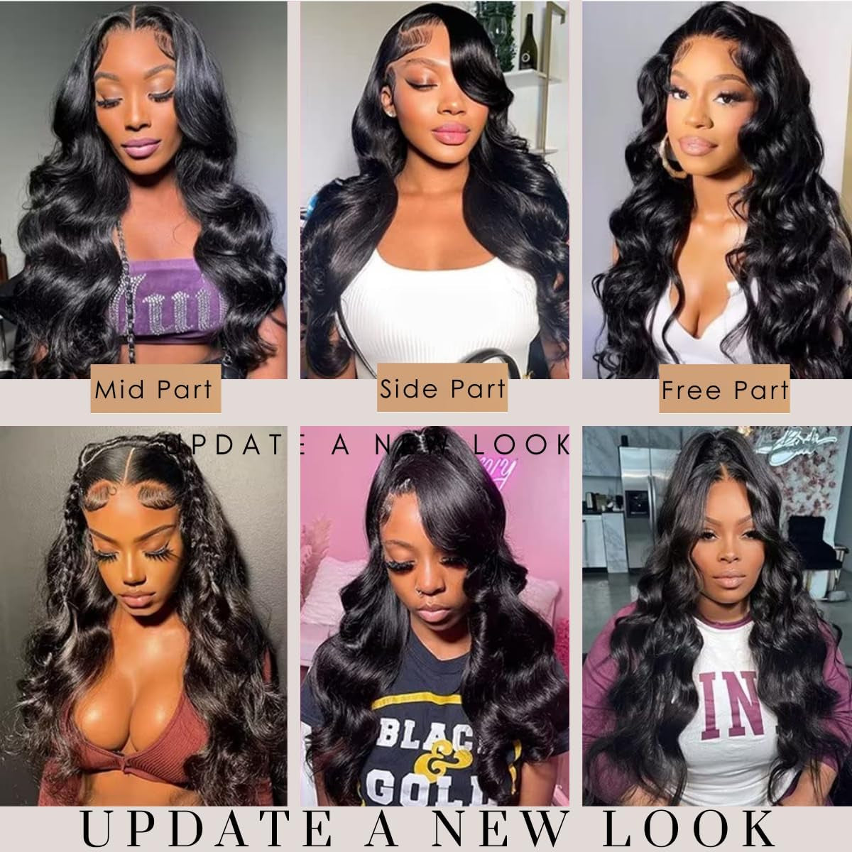 28" Lace Front Wigs Pre Plucked with Baby Hair 180 Density Body Wave Human Hair Wig Glueless Wigs for Women 13X4 HD Lace Frontal Brazilian Virgin Hair Wig