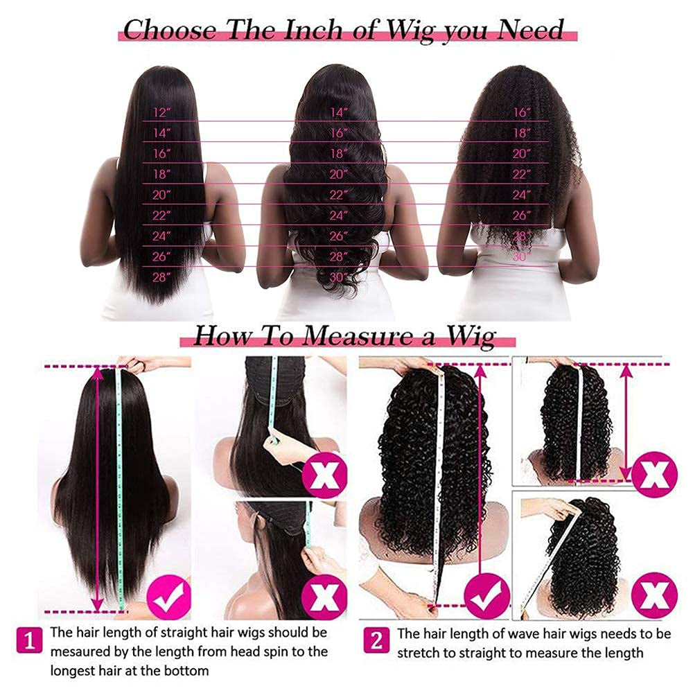 180%Density Highlight Green Wig Ombre Lace Front Wig Human Hair Wigs for Black Women Human Hair Lace Front Loose Body Wave Wig(14Inch, Highlight Green)