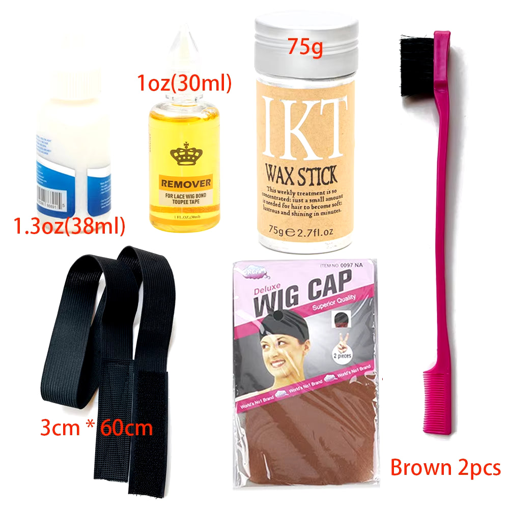 Melting Spray for Lace Wigs Got2B Spray for Wig Got 2B Spray Glue for Lace Front Hair Gel Accessories Wig Installation Kit Set