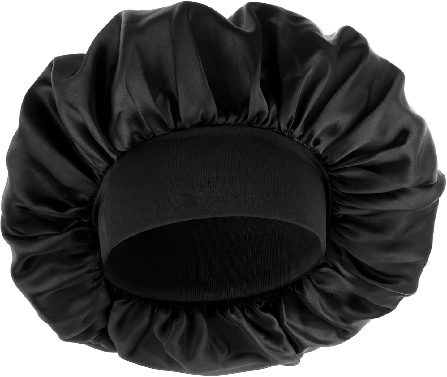 Silk Bonnet for Men, Satin Bonnet Elastic Band Silk Sleep Cap Soft Adjustable Hair Cap Hair Wrap for Women Sleeping